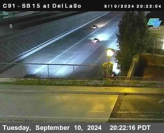 SB 15 at Del Lago bridge