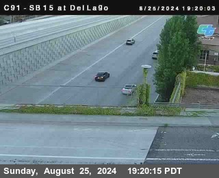 SB 15 at Del Lago bridge