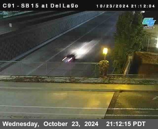 SB 15 at Del Lago bridge