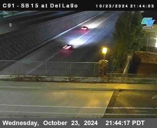 SB 15 at Del Lago bridge