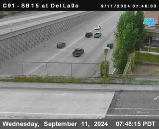 SB 15 at Del Lago bridge