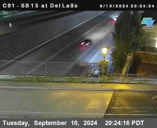 SB 15 at Del Lago bridge