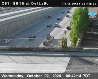 SB 15 at Del Lago bridge