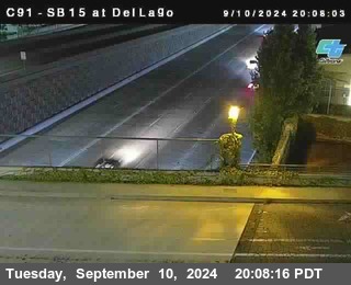 SB 15 at Del Lago bridge