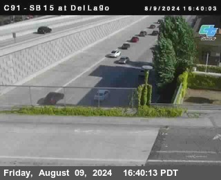 SB 15 at Del Lago bridge