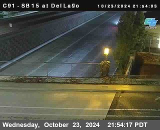 SB 15 at Del Lago bridge