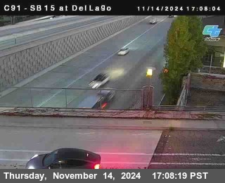 SB 15 at Del Lago bridge