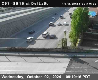 SB 15 at Del Lago bridge