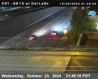 SB 15 at Del Lago bridge