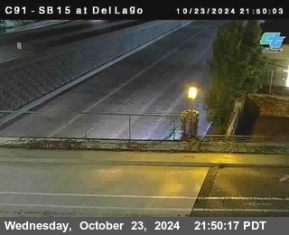 SB 15 at Del Lago bridge