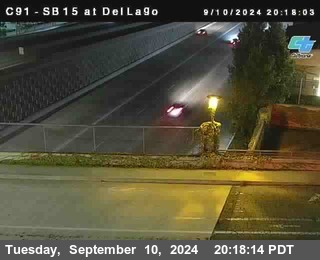 SB 15 at Del Lago bridge