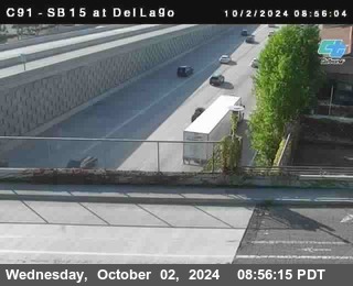 SB 15 at Del Lago bridge