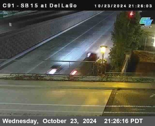 SB 15 at Del Lago bridge