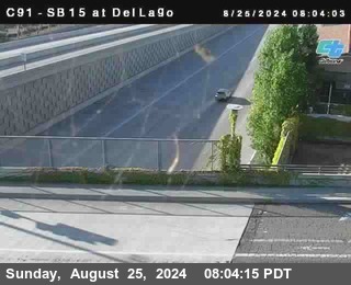 SB 15 at Del Lago bridge