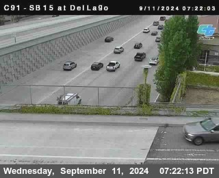 SB 15 at Del Lago bridge