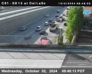 SB 15 at Del Lago bridge