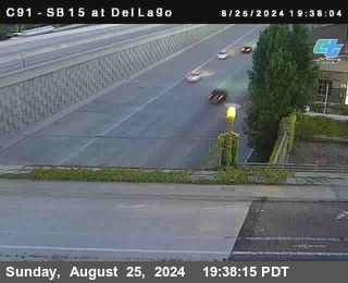 SB 15 at Del Lago bridge