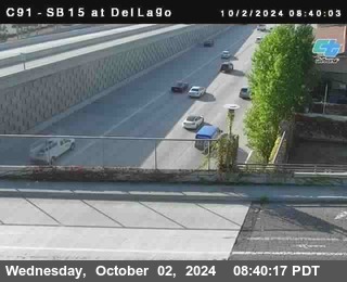 SB 15 at Del Lago bridge