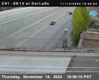 SB 15 at Del Lago bridge