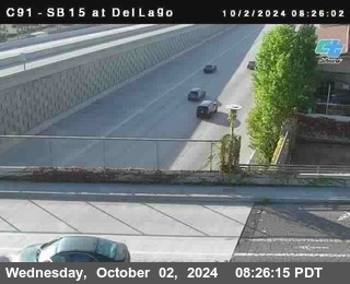 SB 15 at Del Lago bridge