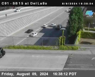 SB 15 at Del Lago bridge