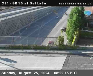 SB 15 at Del Lago bridge