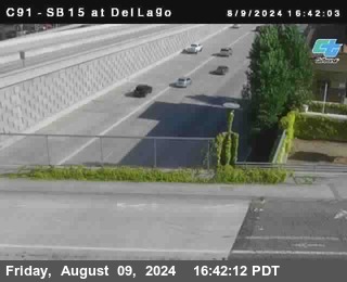 SB 15 at Del Lago bridge