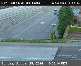 SB 15 at Del Lago bridge