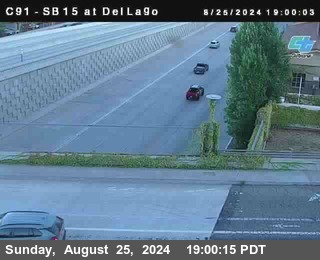 SB 15 at Del Lago bridge