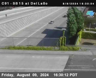 SB 15 at Del Lago bridge