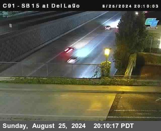 SB 15 at Del Lago bridge