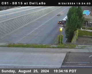 SB 15 at Del Lago bridge