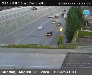 SB 15 at Del Lago bridge