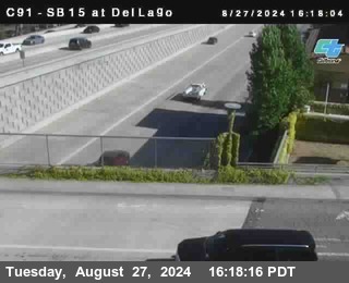 SB 15 at Del Lago bridge