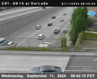 SB 15 at Del Lago bridge