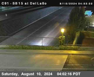 SB 15 at Del Lago bridge