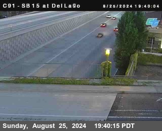 SB 15 at Del Lago bridge