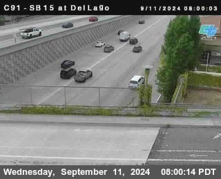 SB 15 at Del Lago bridge