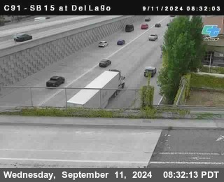 SB 15 at Del Lago bridge