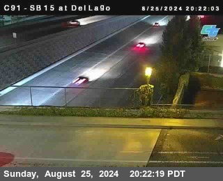 SB 15 at Del Lago bridge