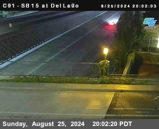 SB 15 at Del Lago bridge