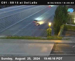 SB 15 at Del Lago bridge