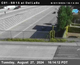 SB 15 at Del Lago bridge