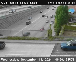 SB 15 at Del Lago bridge