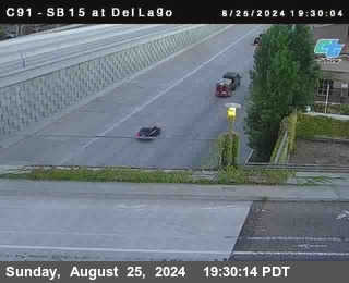 SB 15 at Del Lago bridge