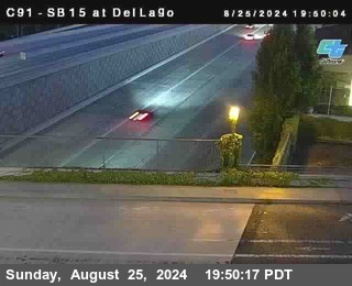 SB 15 at Del Lago bridge