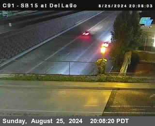 SB 15 at Del Lago bridge