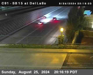 SB 15 at Del Lago bridge