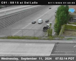 SB 15 at Del Lago bridge