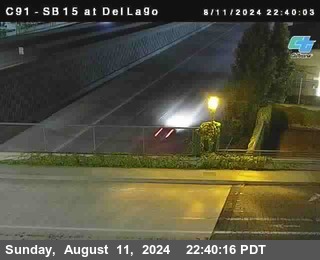 SB 15 at Del Lago bridge